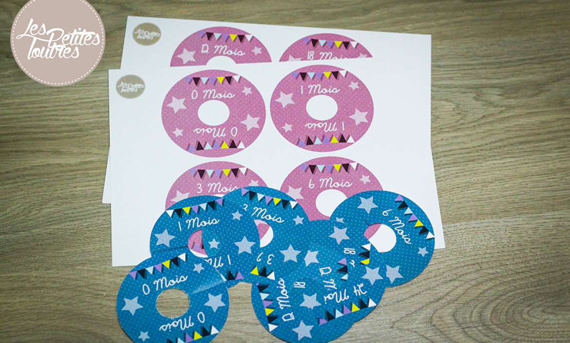 Cartes étapes {Free printable} - Les Petites Loutres