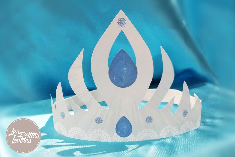 Couronne de la Reine des Neiges à imprimer {Free printable} - Les Petites  Loutres