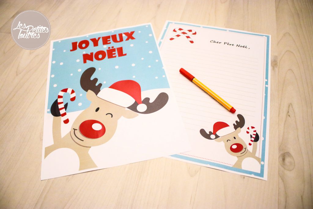 Téléchargez votre Lettre au Père Noël Free Printable