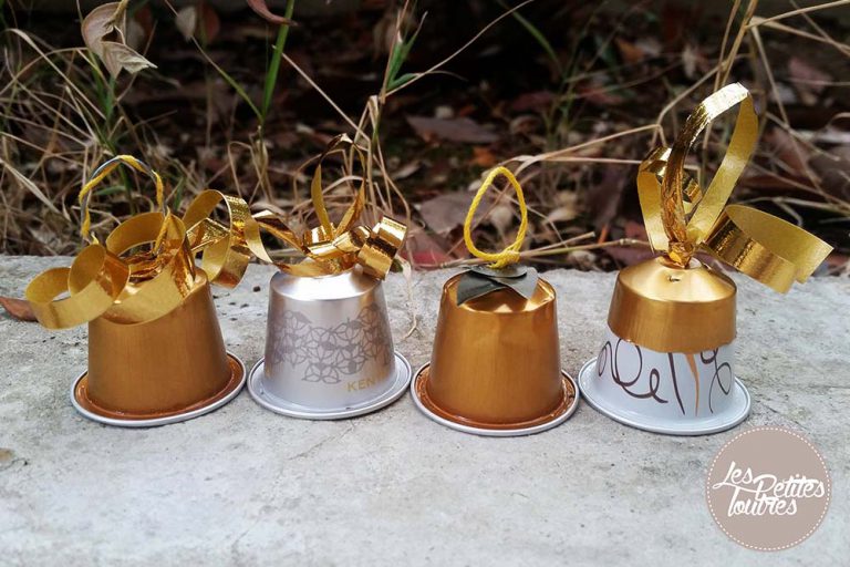 Mes petites cloches de Noël en capsules Nespresso {DIY}